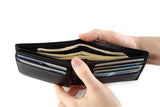 Wallet for Men Top Grain Leather 2-in-1 with Flip Out Removable ID Pocket Passcase and Gift Box