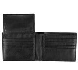 Wallet for Men Top Grain Leather 2-in-1 with Flip Out Removable ID Pocket Passcase and Gift Box
