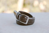 Men's Dress Belt ALL Genuine Leather Double Stitch Classic Design 35mm All Sizes