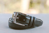 Men's Dress Belt ALL Genuine Leather Double Stitch Classic Design 35mm All Sizes